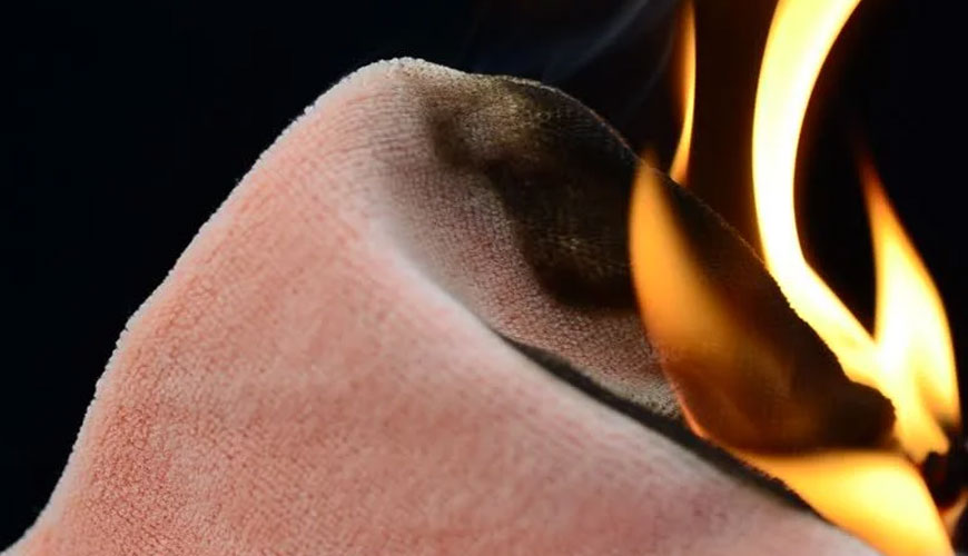 EN ISO 6941 Textile Fabrics - Combustion Behavior - Measurement of Flame Spreading Properties of Vertically Oriented Samples