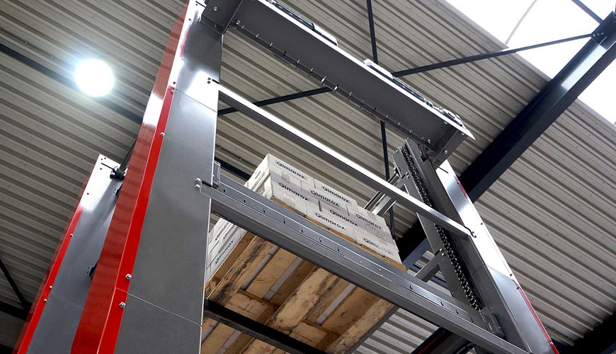 EN ISO 8611-3 Malzeme Taşıma için Paletler, Düz Paletler, Bölüm 3: Maksimum Çalışma Yükleri için Standart Test Yöntemi