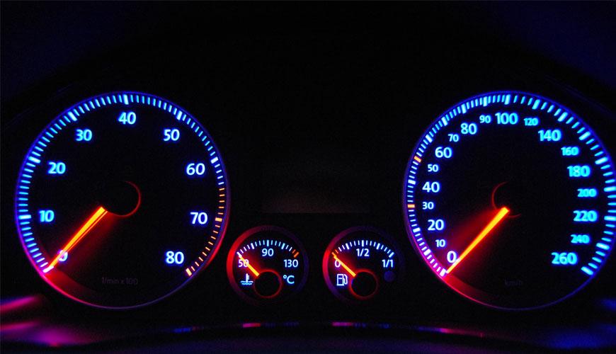 FMVSS 101 Test Standard for Controls and Displays, Speedometers and Odometers