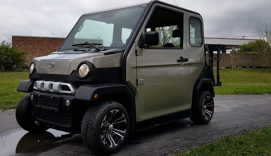 FMVSS 500 Düşük Hızlı Araçlar için Standart Test Yöntemi