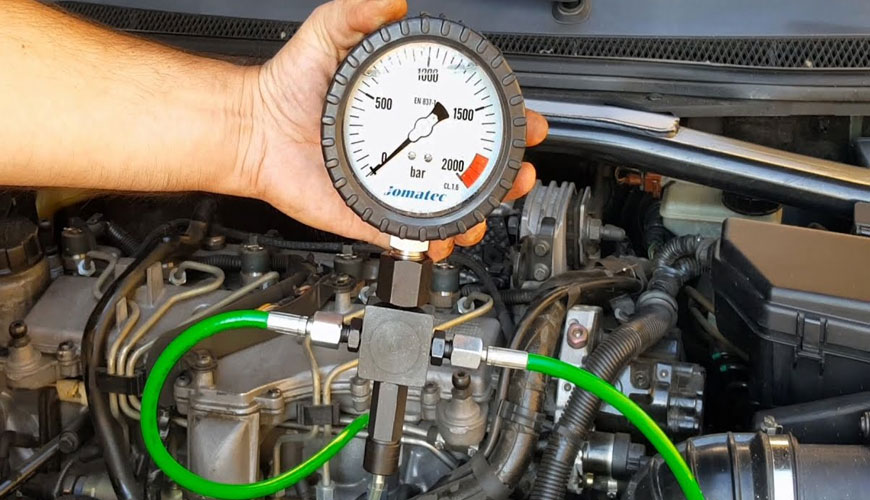 FORD ES-BC3Q-9J280-AA Dizel Motor Düşük Basınçlı Yakıt Temini için Standart Test