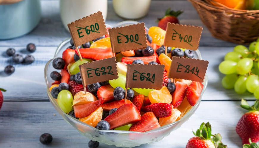 Análisis de aditivos alimentarios