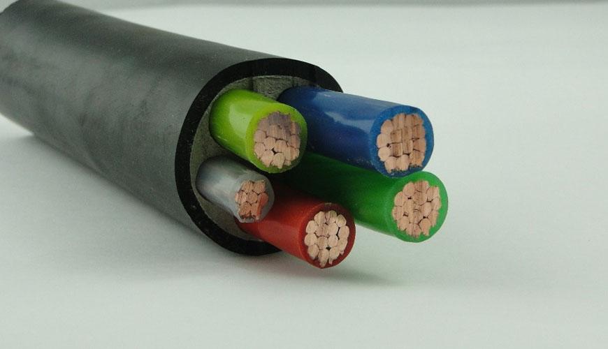 Test standard HD 633 S1 pour câbles à gaine métallique remplis d'huile, isolés en papier ou en papier stratifié de polypropylène pour tensions alternatives