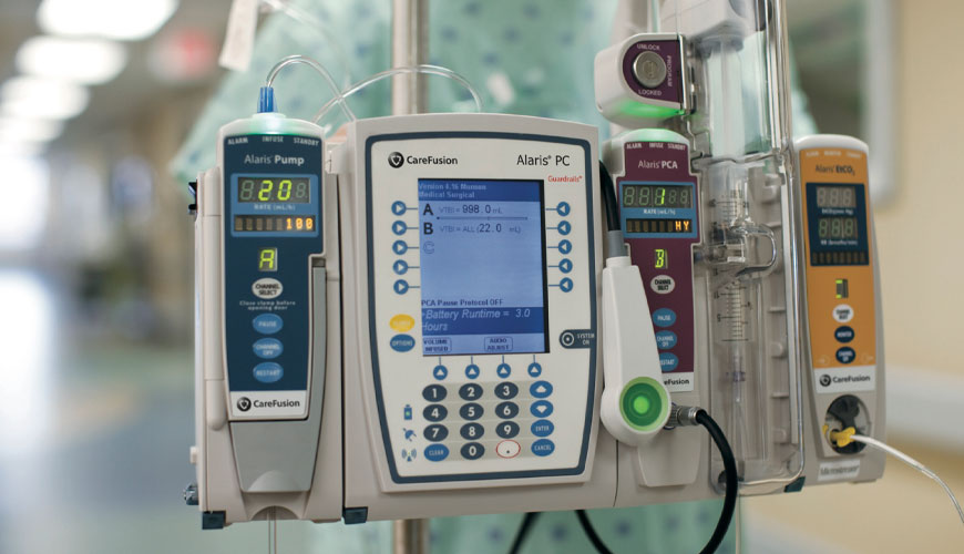Standardni preskus IEC 60601-2-24 za osnovno varnost in osnovno delovanje medicinske električne opreme, infuzijskih črpalk in krmilnikov