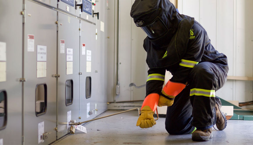 IEC 61482-2 Preskusi zaščitnih oblačil pred toplotnimi nevarnostmi zaradi električnega obloka