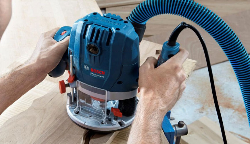 IEC EN 60745-2-17 Elde Tutulan Motorlu Elektrikli Aletler - Güvenlik - Bölüm 2-17: Yönlendiriciler ve Düzelticiler için Özel Gereksinimler Testi