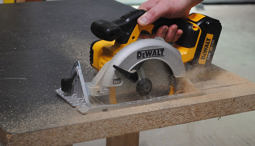 IEC EN 60745-2-5 Elde Tutulan Motorlu Elektrikli Aletler - Güvenlik - Bölüm 2-5: Daire Testereler için Özel Kurallar Standardı