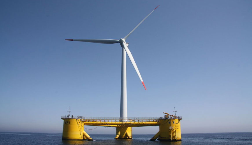 IEC EN 61400-3 Rüzgar türbinleri - Bölüm 3: Açık Deniz Rüzgar Türbinleri için Tasarım Gereksinimleri Testi