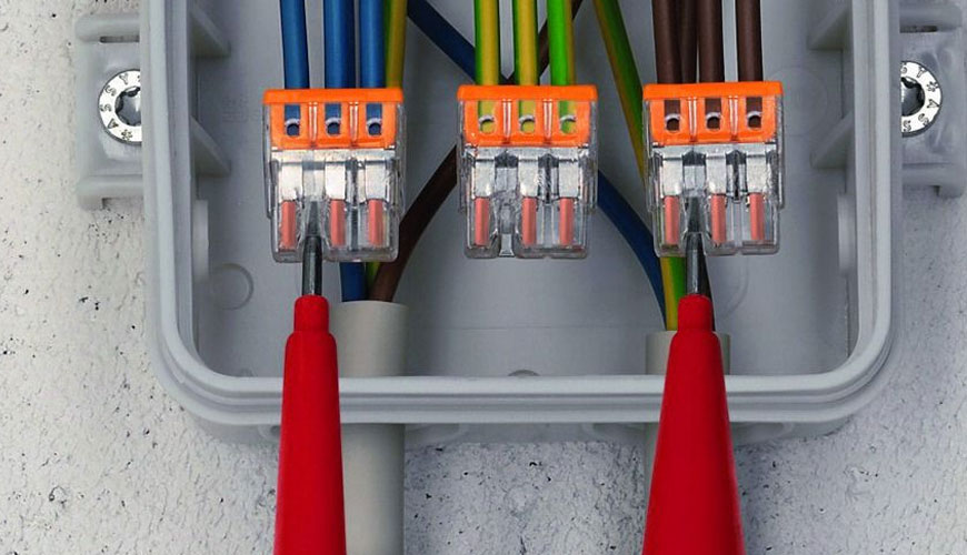 IEC EN 61479 Gerilim Altında Çalışma - Yalıtım Malzemesinden Esnek İletken Kapakları (Hat Hortumları) Testi