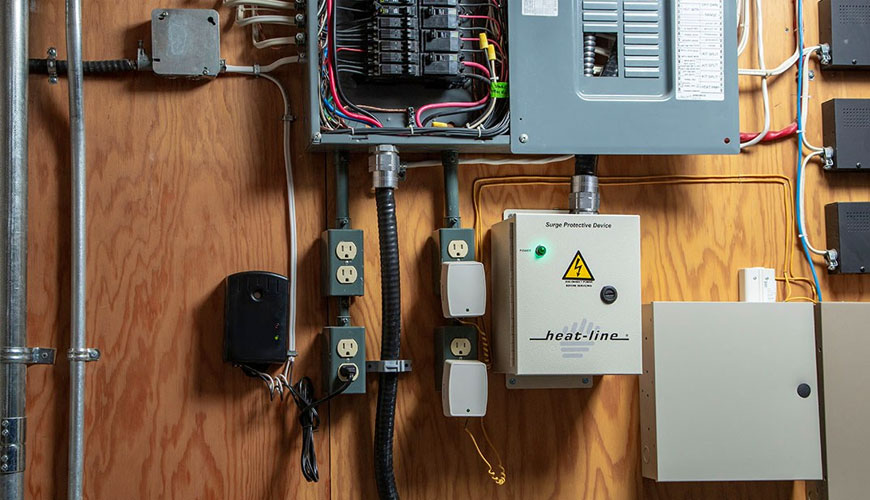 Thử nghiệm theo tiêu chuẩn IEC EN 61643-12 Bên trong các thiết bị chống sét lan truyền được kết nối với hệ thống điện hạ thế