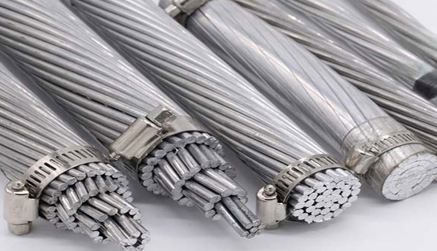 IEC EN 62004 szabványos teszt hőálló alumíniumötvözet huzalhoz felsővezetékekhez