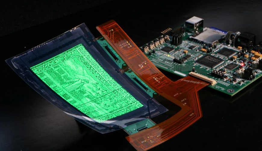 Экранные устройства. Гибкая электроника олед дисплеи. OLED (Organic Light-emitting Diode). OLED - органический светоизлучающий диод. OLED дисплей промышленный 8х32.