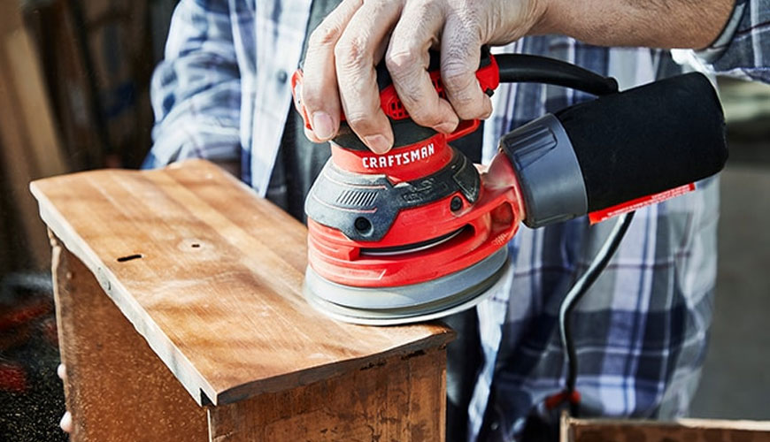 IEC EN 62841-2-4 Elektrikli Motorla Çalışan El Aletleri - Disk Tipi Dışındaki El Tipi Zımparalar için Test