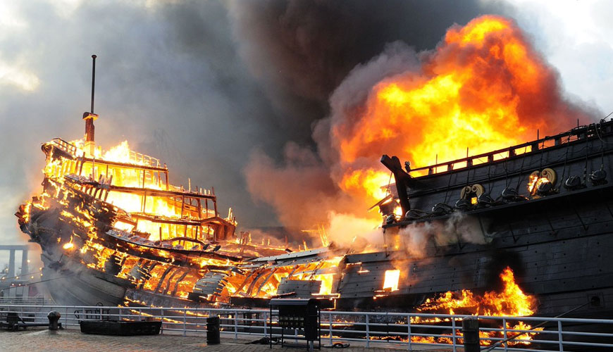 IMO A.653 Yüzey Alev Alabilirliği için Standart Test