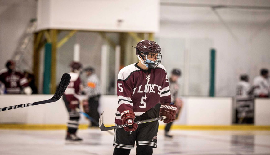 ISO 10256-5 Test zaščitne opreme za uporabo v hokeju na ledu