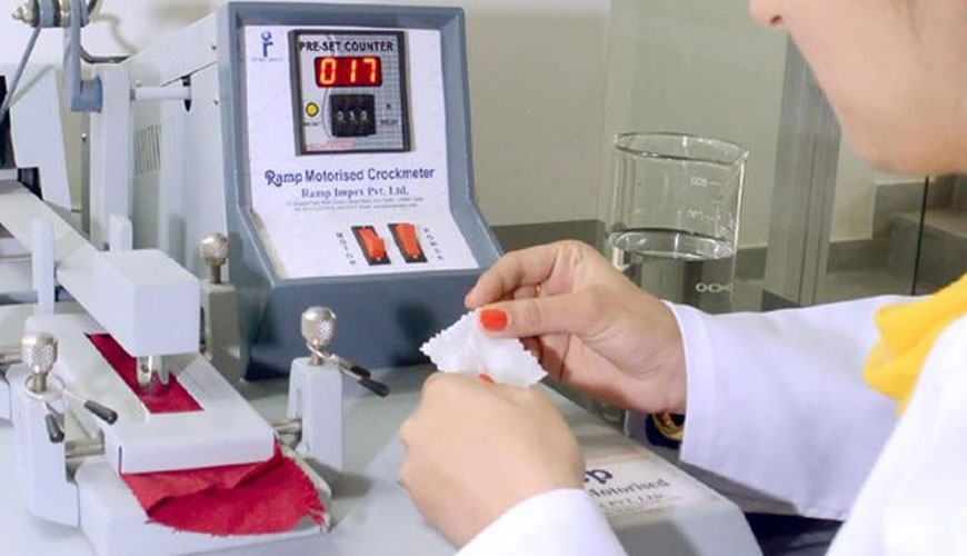 ISO 105-A03 Tekstiller, Renk Haslığı Testleri, Bölüm A03: Lekelenmeyi Değerlendirmek için Gri Skala Testi