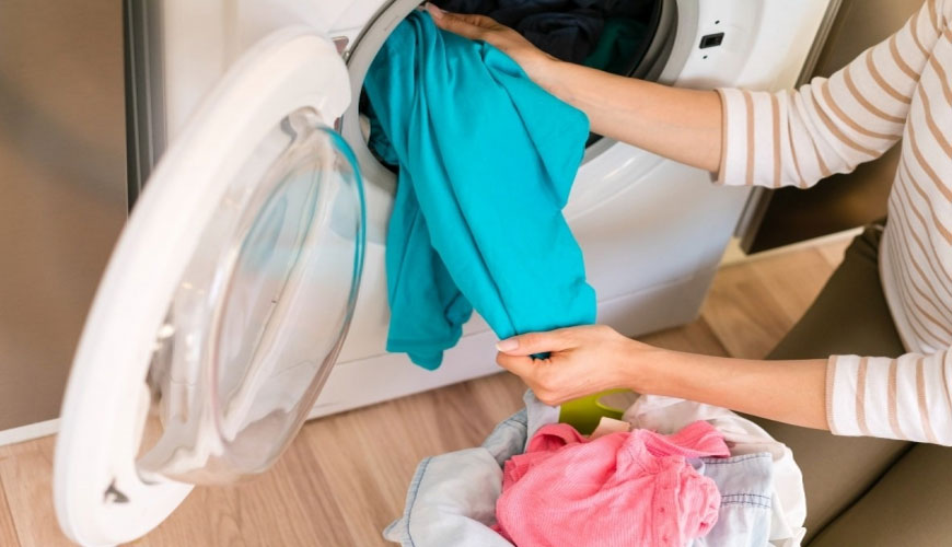 ISO 105-C01 Tekstil - Preskus barvne obstojnosti pri pranju