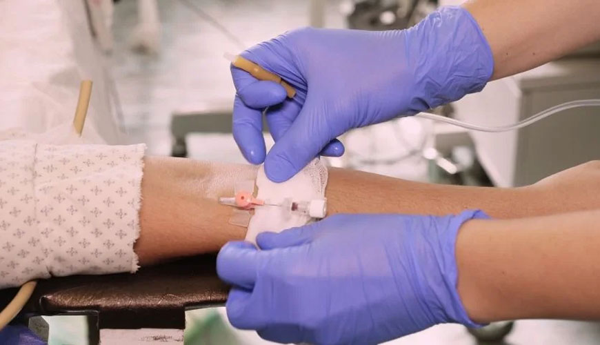 ISO 10555-5 İntravasküler Kateterler - Steril ve Tek Kullanımlık Kateterler - Aşırı İğneli Periferik Kateterler için Test Standardı