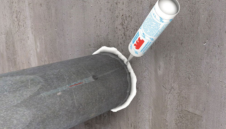 ISO 10590 Bina İnşaatı - Sızdırmazlık Maddeleri - Suya Daldırıldıktan Sonra Korunan Uzamada Dolgu Macunlarının Çekme Özelliklerinin Belirlenmesi