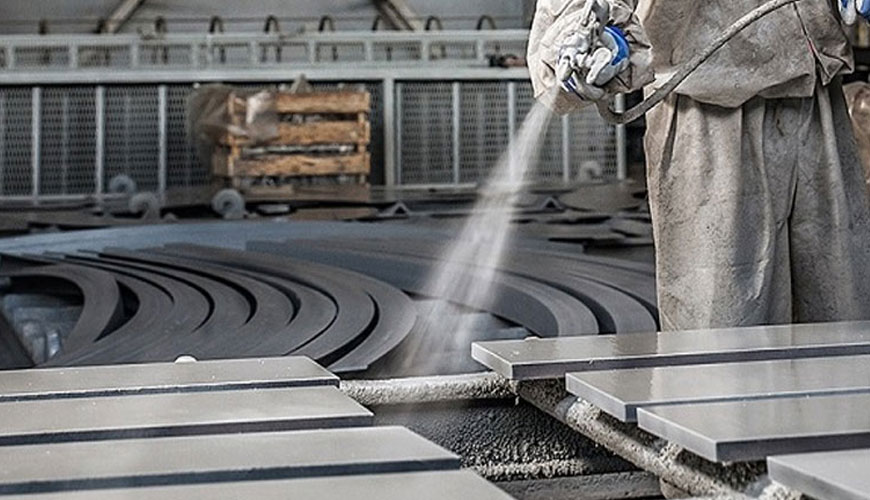 ISO 11125-9 Metalik Püskürtme - Temizleme Aşındırıcıları için Test Yöntemleri - Aşınma Testi