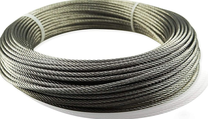 Cables de alambre de acero ISO 12076-1: determinación del módulo de elasticidad real