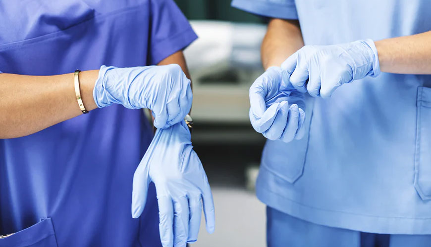 ISO 12243 Doğal Kauçuk Lateksten Yapılmış Medikal Eldivenler - Modifiye Lowry Yöntemi Kullanılarak Suyla Ekstrakte Edilebilir Proteinin Belirlenmesi