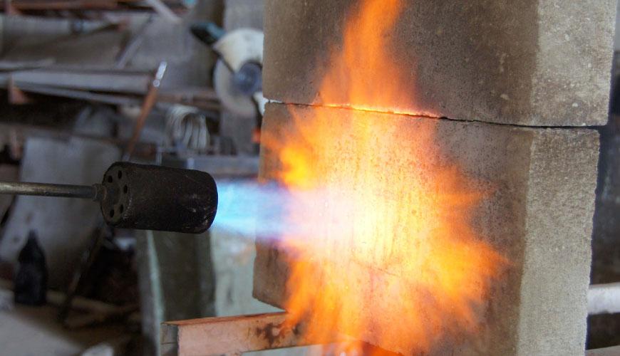 ISO 13765-4 Ognjevzdržne malte – Preizkus upogibne lepilne trdnosti