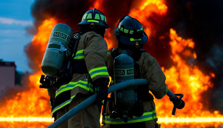 Zaščitna oblačila ISO 14116 – Zaščita pred ognjem – Materiali, skupine materialov in oblačila z omejenim širjenjem plamena