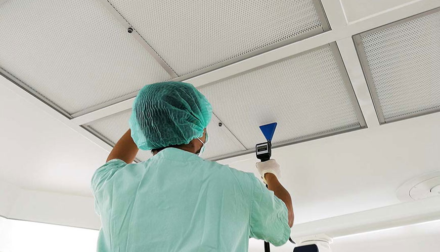 ISO 14644-2 Temiz Odalar ve İlgili Kontrollü Ortamlar - Partikül Konsantrasyonuna Göre Hava Temizliği ile İlgili Temiz Oda Performansının Kanıtını Sağlamak için İzleme