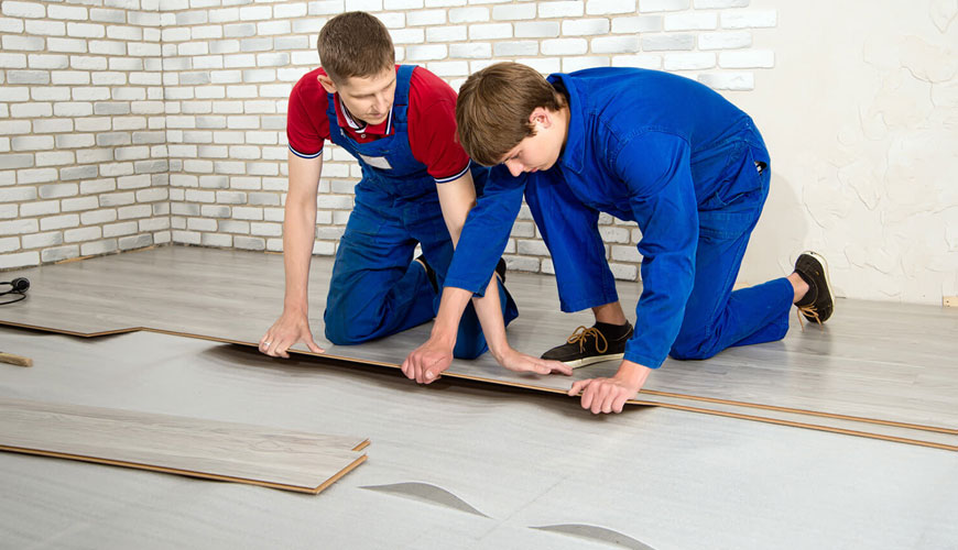 Tiêu chuẩn kiểm tra sàn gỗ và sàn dệt theo tiêu chuẩn ISO 24339 về các thay đổi kích thước sau khi tiếp xúc với điều kiện khí hậu ẩm và khô