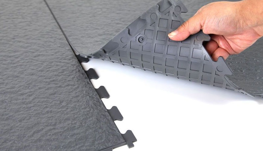 ISO 26987 Esnek Zemin Kaplamaları - Lekelenmenin ve Kimyasallara Karşı Direncin Tayini için Standart Test