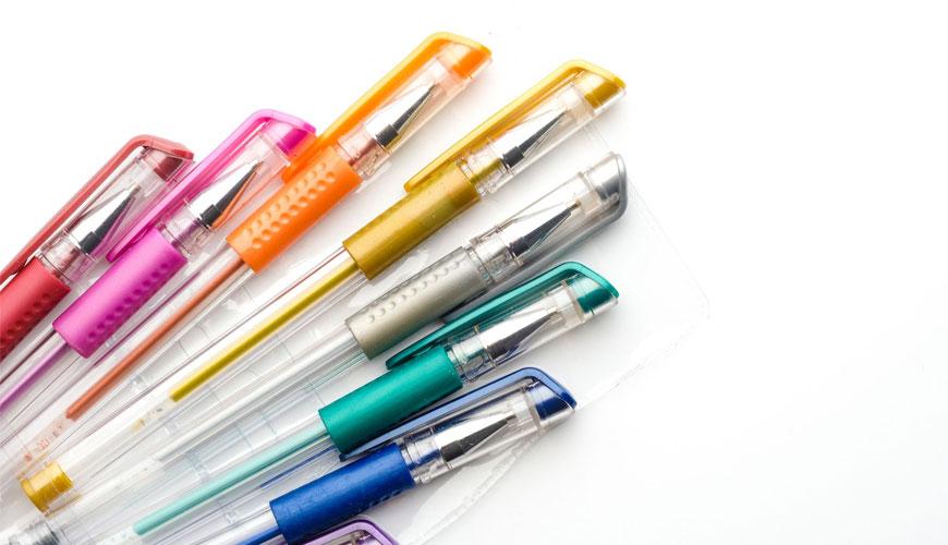 Tiêu chuẩn thử nghiệm ISO 27668 cho bút bi và nạp mực gel