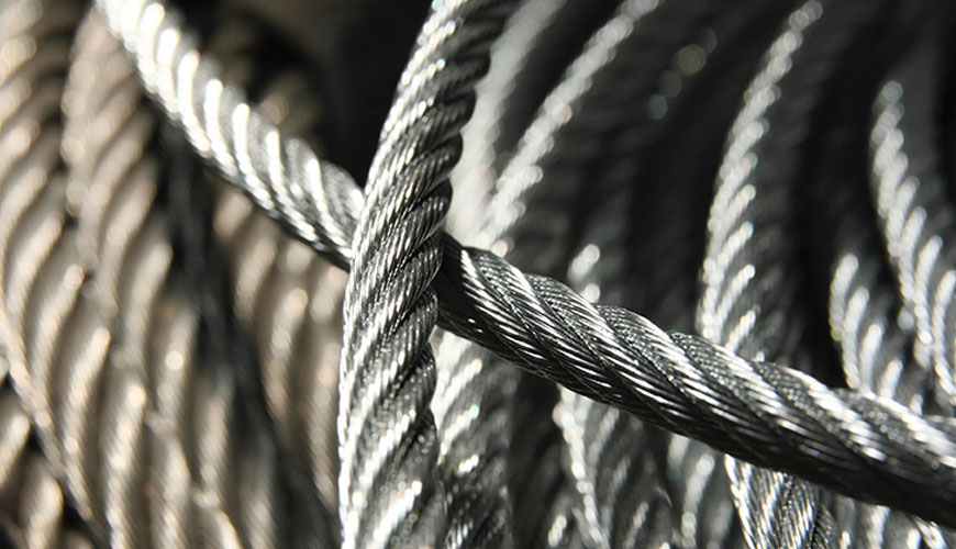 ISO 3108 Jeklene žičnate vrvi - Določitev izmerjene strižne sile