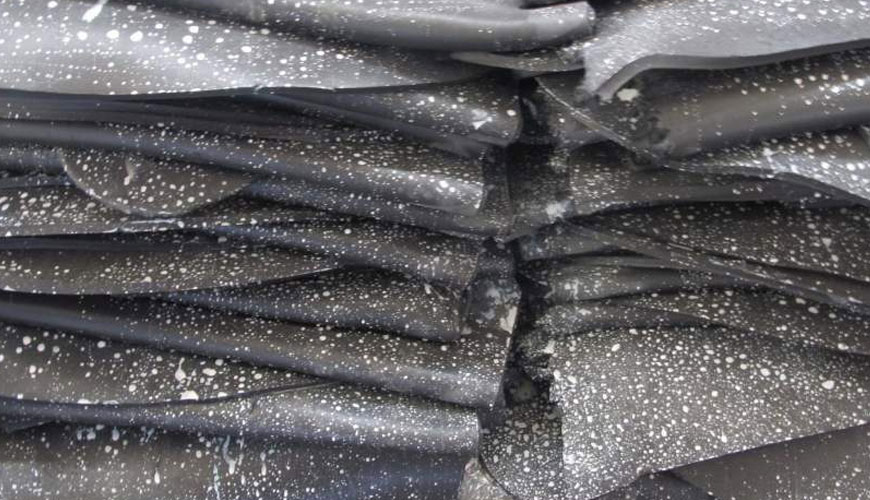 ISO 34-1 Kauçuk, Vulkanize veya Termoplastik - Yırtılma Mukavemetinin Tayini - Pantolon, Açı ve Hilal Deney Parçaları için Standart Test