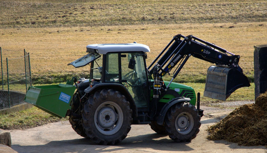 Traktor Pertanian ISO 4253 - Kursi Operator - Uji Standar untuk Dimensi