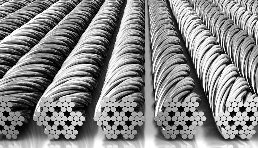 ISO 4345 Çelik Tel Halatlar - Fiber Ana Damarlar