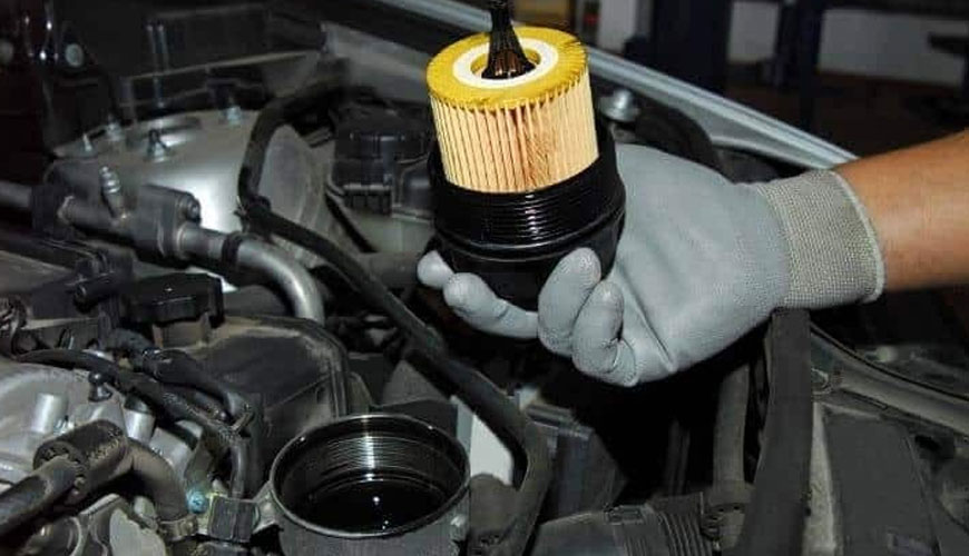 ISO 4548-10 Full Flow Lubricating Oil Filters for Internal Combustion Engines - Life and Cumulative Efficiency in the Presence of Water in Oil