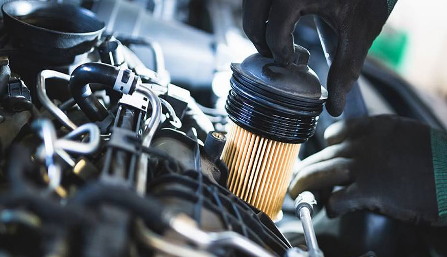 ISO 4548-6 Filtros de aceite lubricante de flujo completo para motores de combustión interna, Parte 6: Prueba de presión de explosión estática