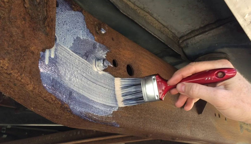 ISO 4628-3 Boyalar ve Vernikler - Kaplamaların Bozulmasının Değerlendirilmesi - Kusurların Miktarı ve Boyutu - Bölüm 3: Paslanma Derecesi