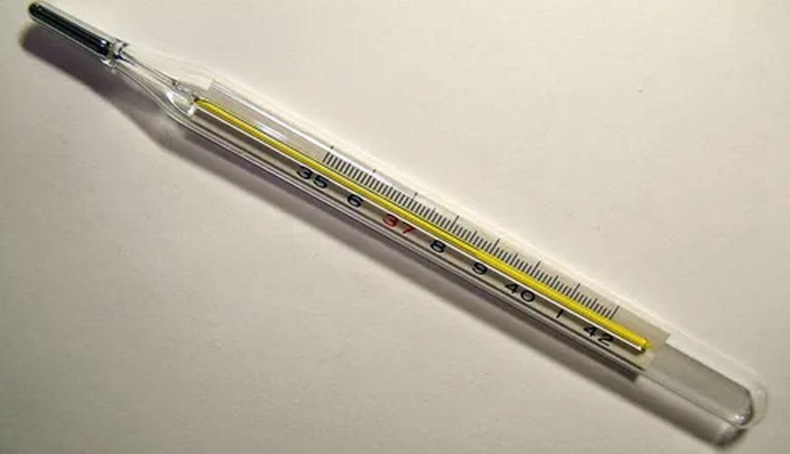 Standardni preskus ISO 652 za ​​kalorimetrične termometre z zaprto skalo