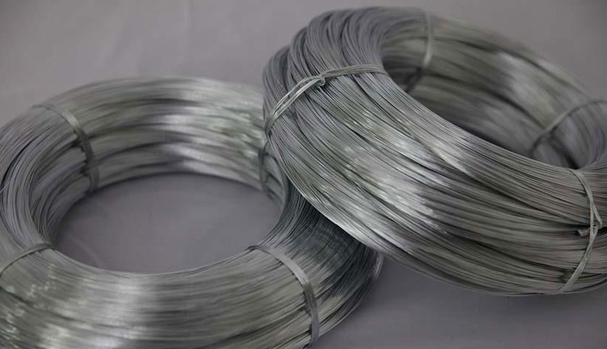 ISO 7989-2 Các sản phẩm dây và dây thép - Lớp phủ kim loại không chứa sắt trên dây thép - Phần 2: Thử nghiệm lớp phủ hợp kim kẽm hoặc kẽm