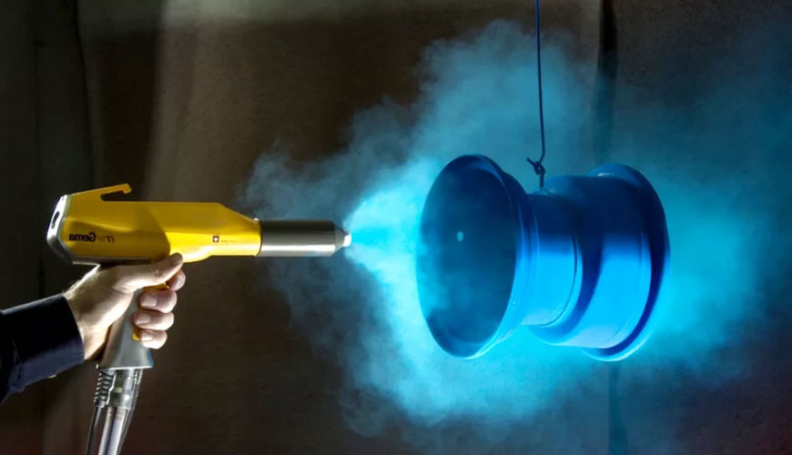 ISO 8130-5 Kaplama tozları, Toz Hava Karışımının Akış Özelliklerinin Belirlenmesi