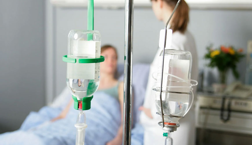 Equipo de infusión ISO 8536-1 para uso médico - Parte 1: Prueba estándar para viales de vidrio de infusión