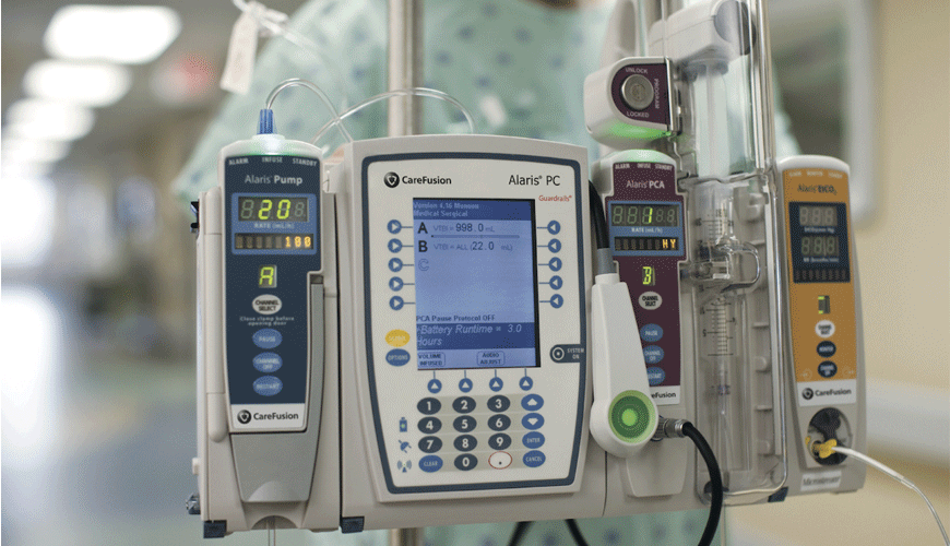 ISO 8536-8 Thiết bị tiêm truyền dùng trong y tế - Bộ truyền dịch dùng một lần với thiết bị truyền áp lực