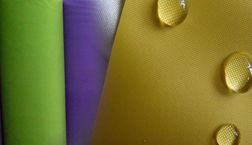 ISO 9073-17 Tekstiller, Dokunmamış Kumaşlar için Test Yöntemleri, Bölüm 17: Su Penetrasyonunun Belirlenmesi için Standart Test