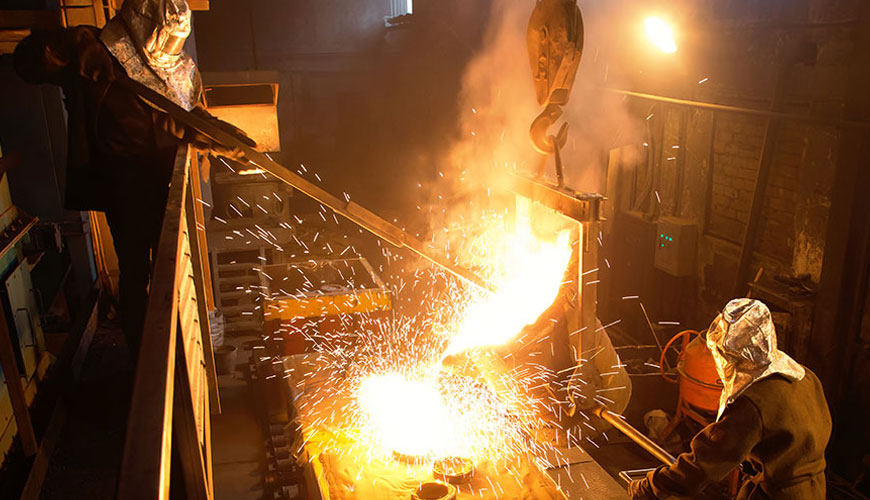 ISO 9150 Ropa de Protección, Determinación del Comportamiento de Materiales por Efecto de Pequeñas Salpicaduras de Metal Fundido ISO 9150 Ropa de Protección, Determinación del Comportamiento de Materiales por Efecto de Pequeñas Salpicaduras de Metal Fundido