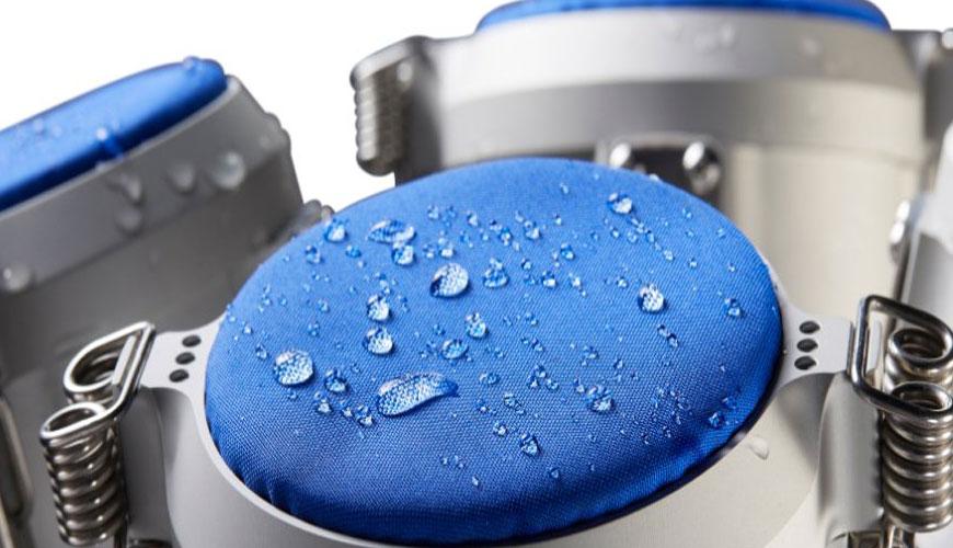 Thử nghiệm xác định khả năng chống thấm nước của vải theo tiêu chuẩn dệt may ISO 9865 - Thử nghiệm tắm mưa Bundesmann