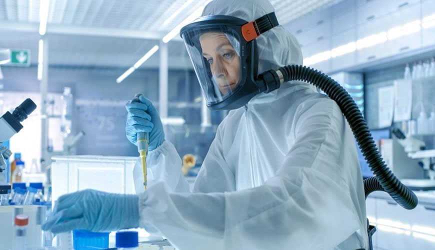 ISO/DIS 22611 เสื้อผ้าสำหรับการป้องกันสารติดเชื้อ - วิธีทดสอบความต้านทานต่อการแทรกซึมของละอองลอยที่ปนเปื้อนทางชีวภาพ