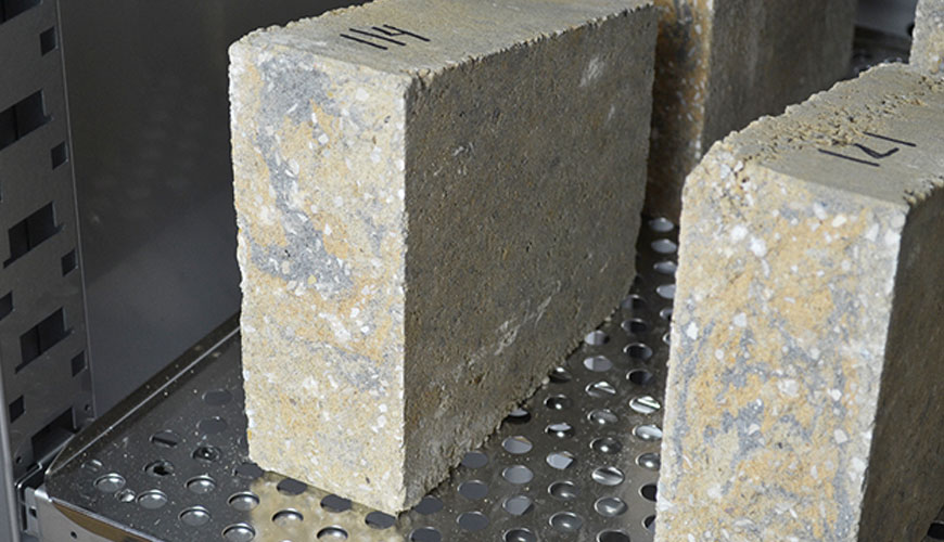 JIS A 1435 Binaların Dış Malzemelerinin Donma ve Çözülmeye Karşı Direnci için Test Yöntemi