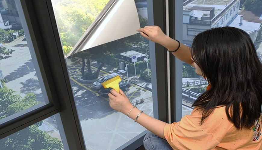 JIS A-5759 Camlar için Yapışkan Filmlerin Testi